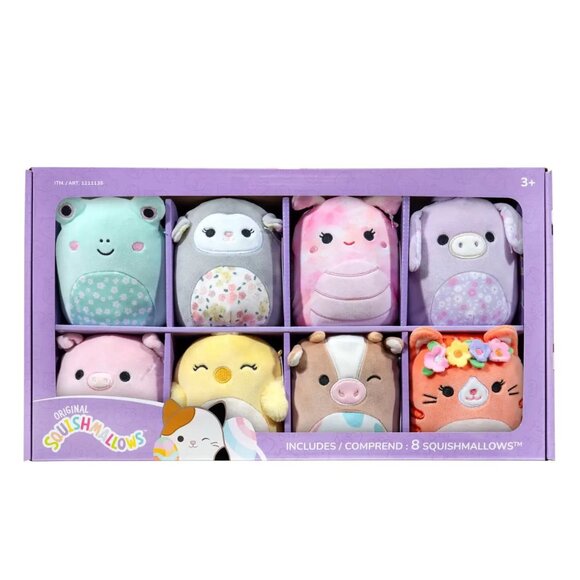 Squishmallows 5-inch Plush 8-pack Assorted Spring Critters Collection (NIB) - Picture 1 of 6